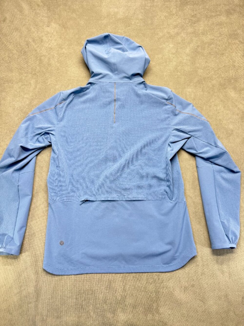Lululemon Women’s Hooded Windbreaker Jacket Blue Size Medium Lightweight - Picture 2 of 13